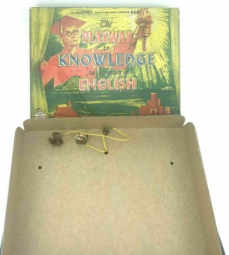 RARE VTG 40's PLAYWAY TO KNOWLEDGE English Science Geography History untested - Picture 6 of 12