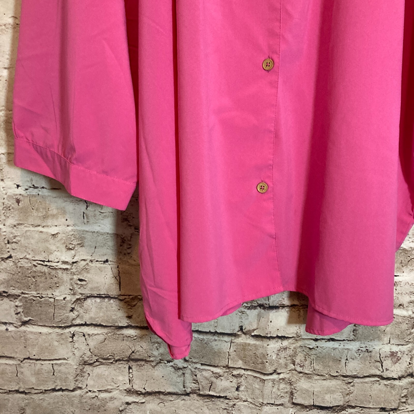 Catherines Top Womens 4X Hot Pink Tunic Long Slee… - image 11