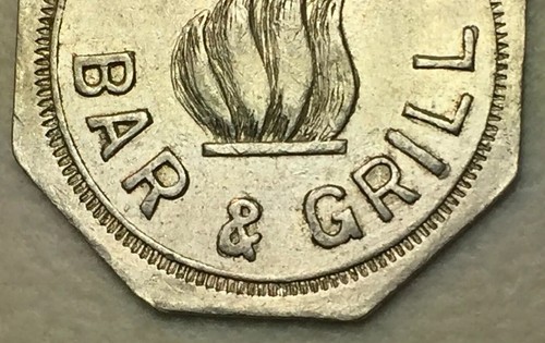 FLAME BAR & GRILL G/F 25c In Trade MAVERICK TOKEN (ST. PAUL MN) - Imagen 3 de 6