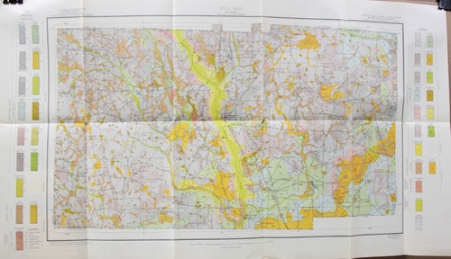 23 Diff USDA Bureau of Soils – State & County Soil Maps 1909-1914 Various States - Picture 12 of 12