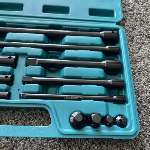 18x LIBRATON Socket Extension Set 1/4" 3/8" 1/2" Ratchet Universal Joint Adaptor - Picture 3 of 6