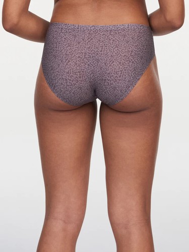 CHANTELLE 2644 / 11D4 SOFT STRETCH Seamless Hipster ~ TAUPE LEOPARD ~ OS NWT $20 - Picture 3 of 6