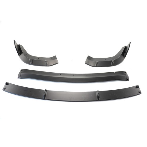 Labio divisor de parachoques delantero negro mate para Dodge Durango SRT Hellcat 2021-2024 V1 - Imagen 2 de 7