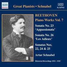 Schnabel, Artur - Beethoven Piano Works Vol. 7 CD NEU OVP