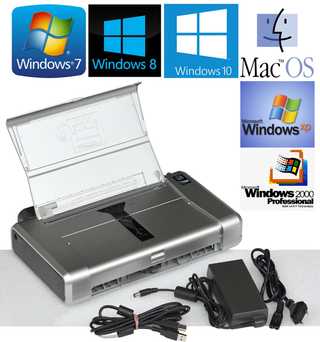 Mobile USB Printer Canon Pixma IP100 +BatteryBlock Support 