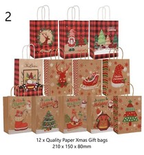 Various Designs & Quantity - Quality Christmas Gift  / Wine Bags with Handles
