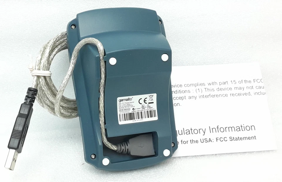 Gemalto Barclays USB Smart Card Reader HWP118085C - Image 4 of 4