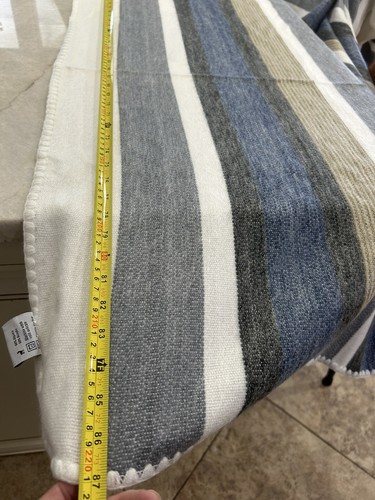 QISU Alpaca Wool Blend Blanket/Throw Multi-Colors Stripes 86x65 (approximate) - Picture 15 of 20