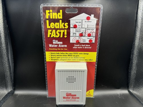 Watchdog Water Alarm Early Warning Leak Detector No Install Battery Powered NEW - Picture 1 of 2