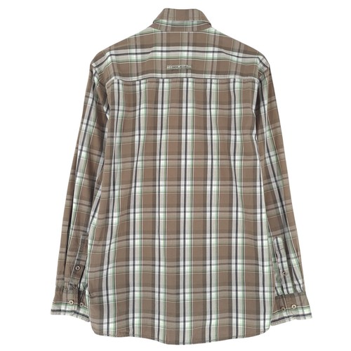 Camel Active Men Shirt Plaid Flannel Cotton Aj5 Size M - Picture 3 of 8