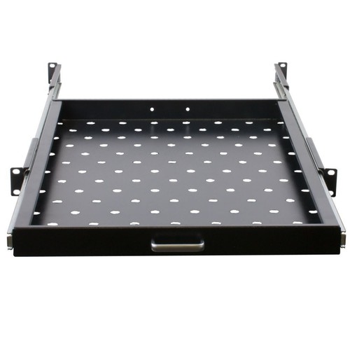 Rockstable 1U, 19 Pouces Étagère Extensible pour Armoires Serveurs - Photo 2/5