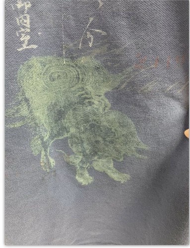 VTG Rare Polo Ralph Lauren Ocean Blue Japanese Theme Short Sleeve Shirt Big Logo - Picture 10 of 10