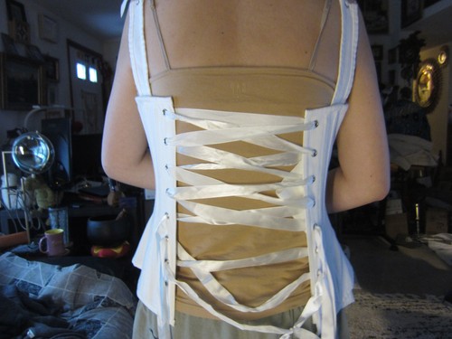 Corset Story CSFT042 White Overbust w/ Straps Size UK12 - Picture 24 of 24
