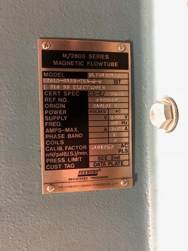 Foxboro Magnetic Flow Tube 10" 150# 2810-SABA-TSA-G-U - Picture 3 of 4