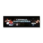 Lethal Enforcers Premium Arcade Marquee Restoration Backlit Sign Insert