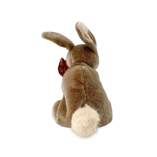 Ty Beanie Baby 1996 Nibbly Bunny Original Collectible Plush Toy Brown Retired a - Picture 4 of 16