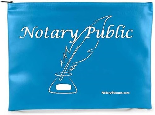 Notary Supply Bag Stamp Seal Signature Zipper Embosser Public Ink Swear Journal - Bild 10 von 11