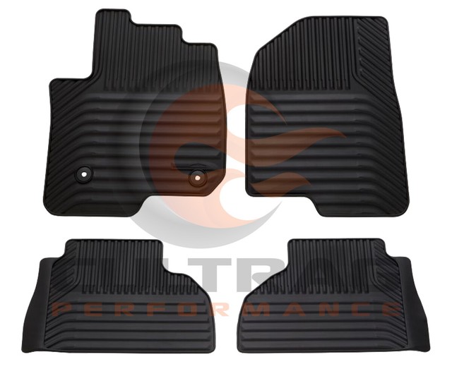 2019 2020 Silverado Sierra EXT Cab Front & Rear All Weather Floor Mats