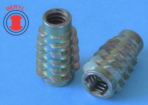 TSI832-10, T-LOK Hex-Drive Threaded Insert Zinc-for Wood #8-32X.394"-25 PCS - Picture 2 of 3