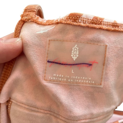 RARA tuta trapezio FP Free People Movement Hot Shot pezzo unico L rosa arancione - Foto 5 di 7