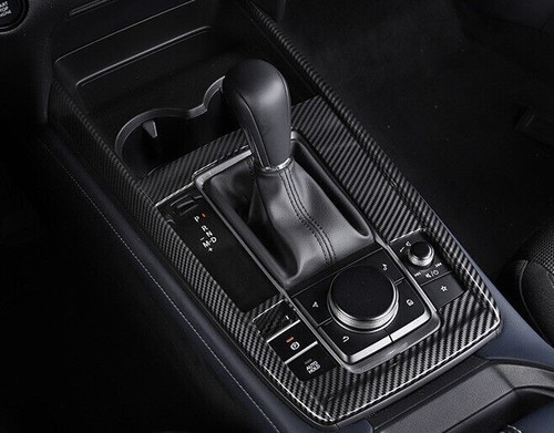 Fit For Mazda CX-30 2020-2023 Carbon Fiber Central Console Gear Shift Panel Trim - Bild 6 von 6
