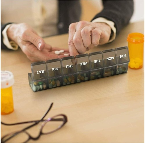 Weekly Pill Box Weekly Pill Organizer Daily Case 7 Day Box Whole Sale Price 10 P - Picture 8 of 20