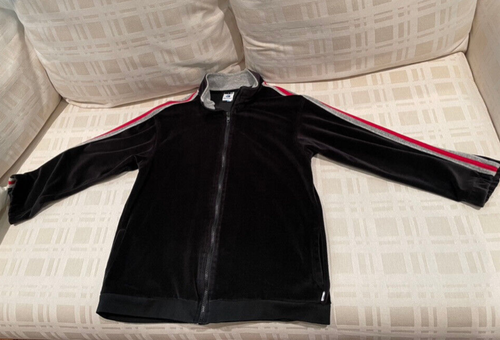 PHYS.SCi. Tracksuit Jacket Youth Size L Full Zip Black With Red/Gray Stripe LS - Picture 2 of 18
