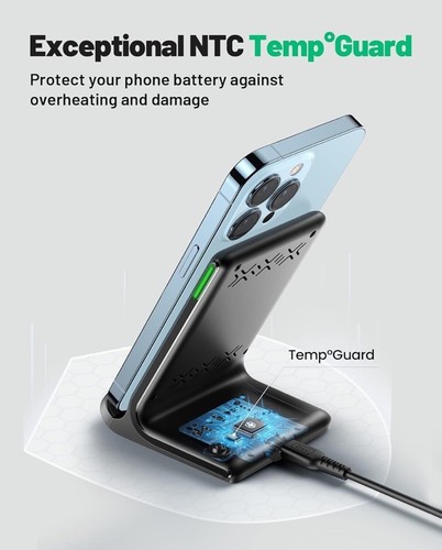 SAFUEL Wireless Charger Airfuel Stand Qi 15W - 第 8/9 張圖片