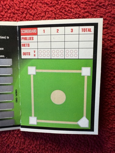 Vintage 1993 Triple Play Action MLB Baseball Rubbelkarte Phillies vs Mets - Bild 7 von 9