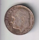 1958-D ROOSEVELT DIME 10¢ DENVER 90% SILVER COIN UNITED STATES MINT