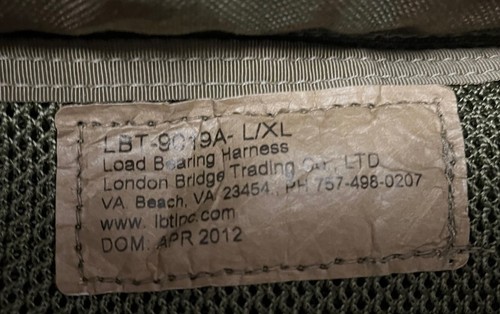LBT 9019A L/XL Crye Multicam OCP MOLLE Load Bearing Harness Chest Rig Vest - Picture 3 of 7