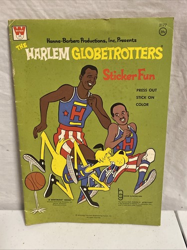 1972 HARLEM GLOBETROTTERS "Sticker Book" HANNA BARBERA WHITMAN Meadowlark Lemon - Bild 8 von 8