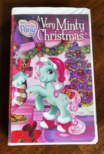 My Little Pony A Very Minty Christmas VHS 2005 Clamshell w/ Chuck E. Cheese Extr