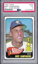 1965 Topps #266 Bert Campaneris Rookie RC PSA EX 5