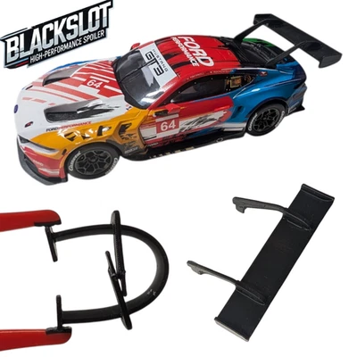 BLACKSLOT flexibler Spoiler Carrera 132 Ford Mustang GT3 Kleinteil Tuning Zubehör Ersatz