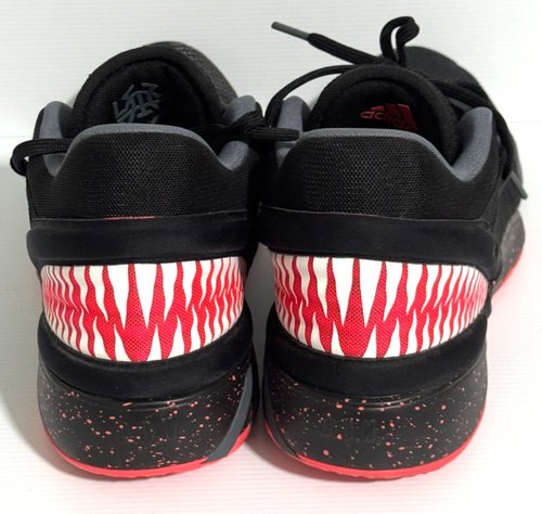 Adidas Marvel Issue 2 Venom Black Red Basketball Shoes Size US 10.5 Free Postage - Foto 1 di 8