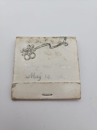 Vintage Wedding Matchbook Jerry And Pam May 14, 1983 - Picture 1 of 4