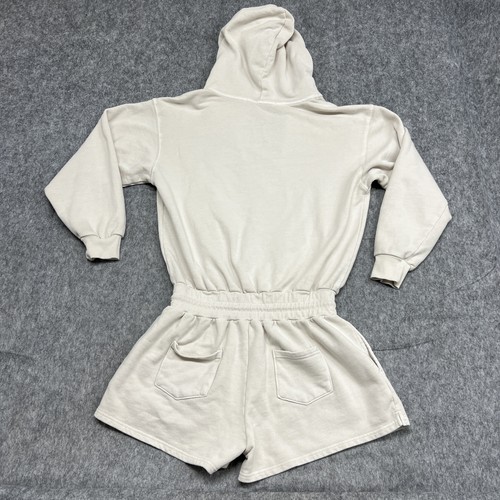 FP Beach Romper Womens Small Hooded Long Sleeve Drawstring Waist Boho Jumpsuit - Picture 15 of 24
