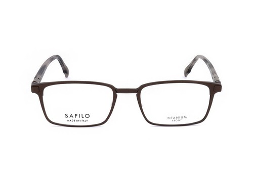 Occhiali da Vista Safilo FORGIA 02 4IN MATTE BROWN 52/19/145 Uomo - Foto 2 di 3
