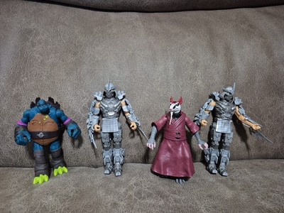 Teenage Mutant Ninja Turtles Splinter Figure WITH Tail  2 Shredde And 1 Turttle 