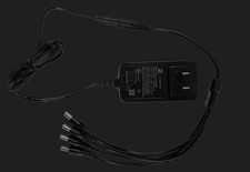 Lorex ACCPWR12V2AH4PK2B 12V 2A 4-in-1 DC Power Adapter 2-Pack CCTV