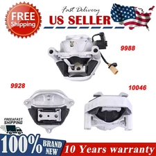 SET OF 3PCS ENGINE MOTOR & TRANSMISSION MOUNT FOR 2012-2018 AUDI A6 2.0L FWD NEW