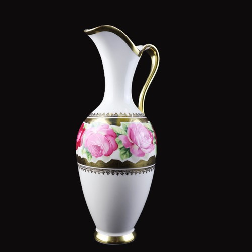 Waldershof Porzellan Dekanter - 22K Gold & Floral Design, Deutschland - Picture 4 of 10