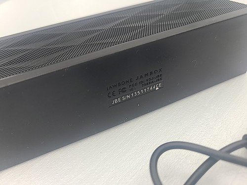 Jawbone Jambox V3J-JBE Black Diamond Bluetooth Portable Speaker Tested Working - Picture 4 of 6