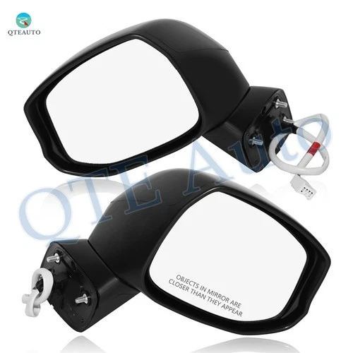 LH-RH Power Heated Manual Folding View Mirrors For 2012 2013 Honda Civic Pair 2