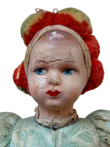 *HH* Antica Bambola Ungherese Vintage Doll Hungarian Mezokovesd Matyo Hungary - Picture 2 of 24