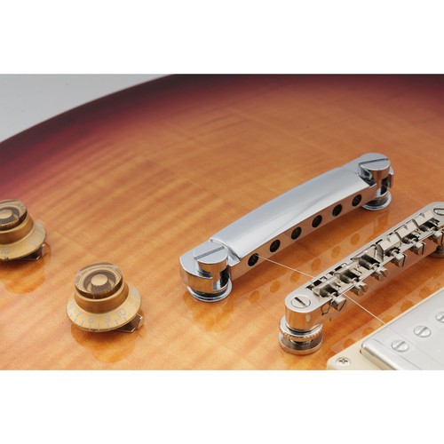 Musiclily Pro Chrome 52.5mm Tune-o-matic Tailpiece For Epiphone Les Paul Guitar - Picture 6 of 6