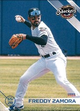 2024 Biloxi Shuckers Choice #23 Freddy Zamora Miami Florida FL NM Baseball Card