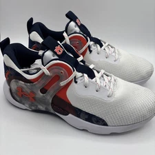 Under Armour Auburn Tigers HOVR Apex 3 NCAA Training Shoes Men's Size 9.5