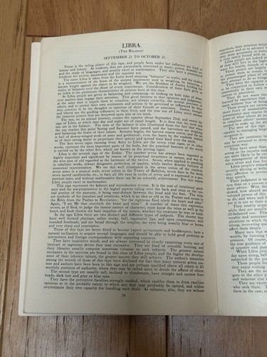 Antique 1922 “Alexander’s Book Of Extensive Astrological Readings” Astrology - Bild 11 von 13